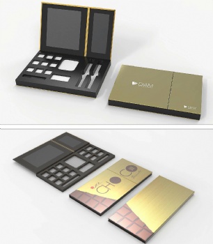 Cosmetics powder tray gift box
